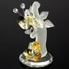Подарок 1829 / Красивый сувенир - Хрустальная бабочка на дереве с цветком