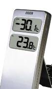 Подарок 2143 / Термометр без кнопок с двумя дисплеями для наружной и внутренней температуры