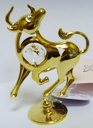 Подарок 2223 / Подарок по гороскопу для рожденных в год Быка - Золотой телёнок 24К, Swarovski. Высота 8,5 см