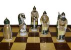 Эксклюзивные фарфоровые шахматы ручной работы БитваВид 1