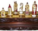 Эксклюзивные фарфоровые шахматы ручной работы БитваВид 1