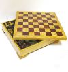 Подарок 3008 / Элитные шахматы из карельской березы в большом ларце 50 х 50 см