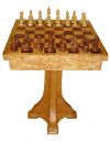Подарок 3150 / Шахматный комплект Камелот - карельская береза, палисандр, самшит.